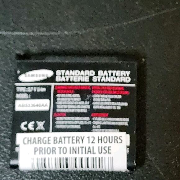 Vintage Samsung SGH-A437 Red Flip Phone AT&T Untested No Cable Parts Only Parts - Picture 3 of 5